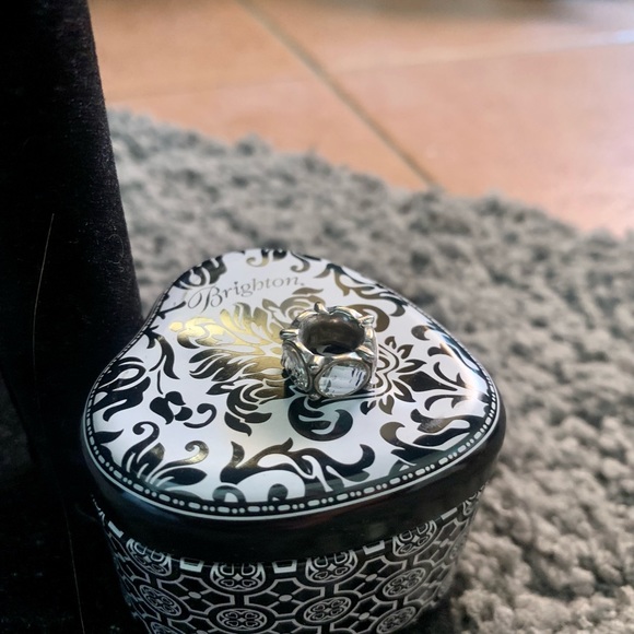 Brighton charm big round clear and silver beads nwot - Picture 2 of 5